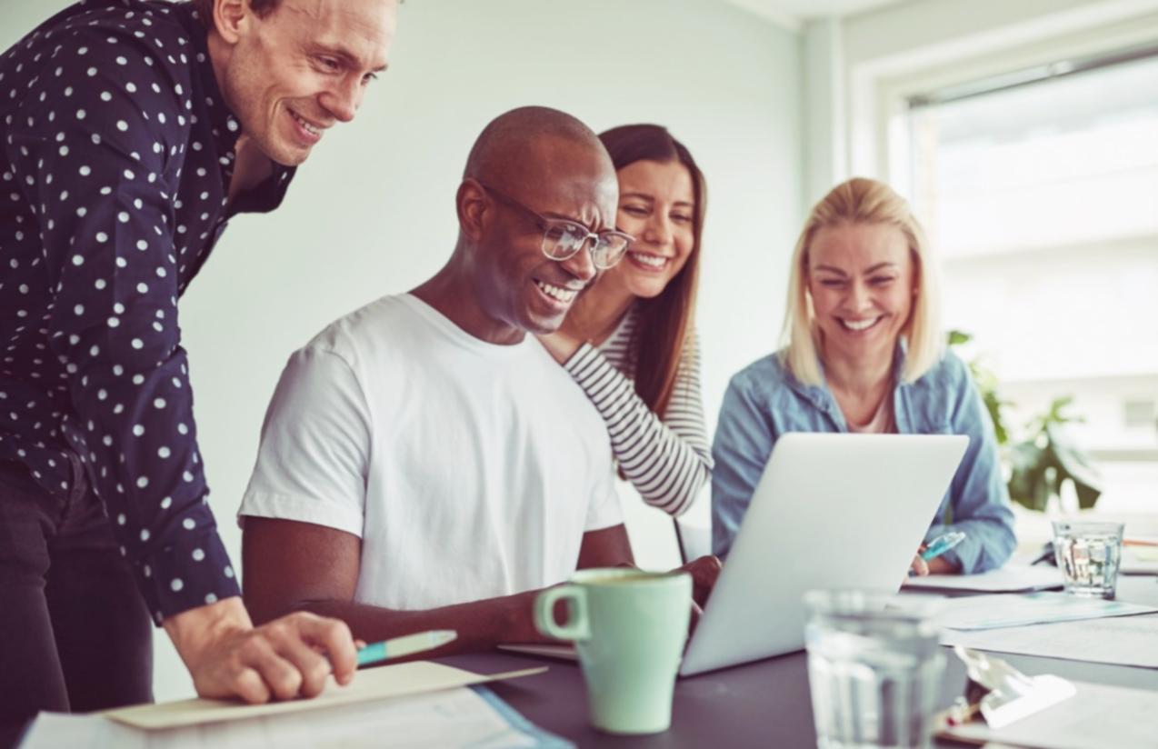 Online-Lernumgebung auf verschiedenen Geräten